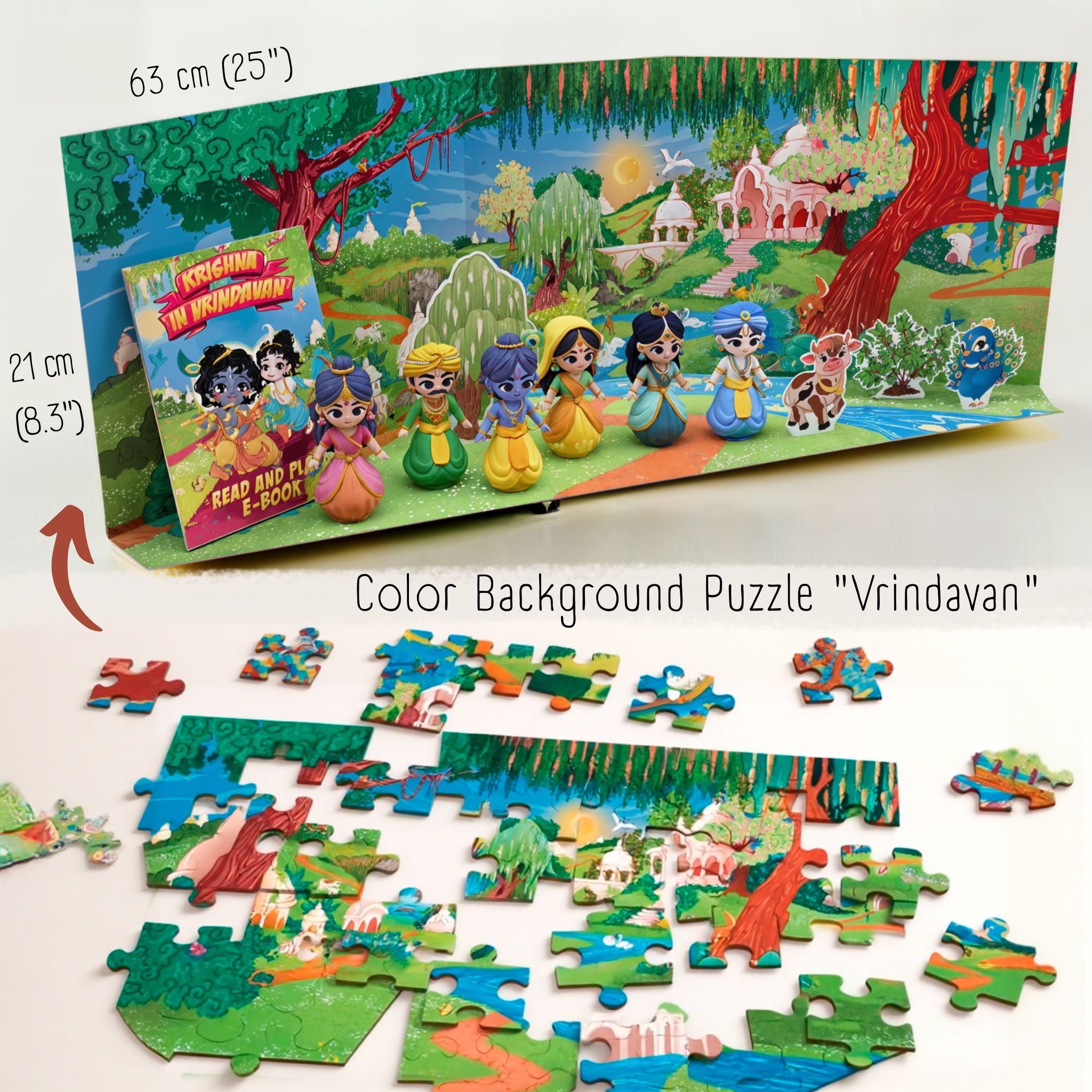 Playset "Krishna & friends in Vrindavan"