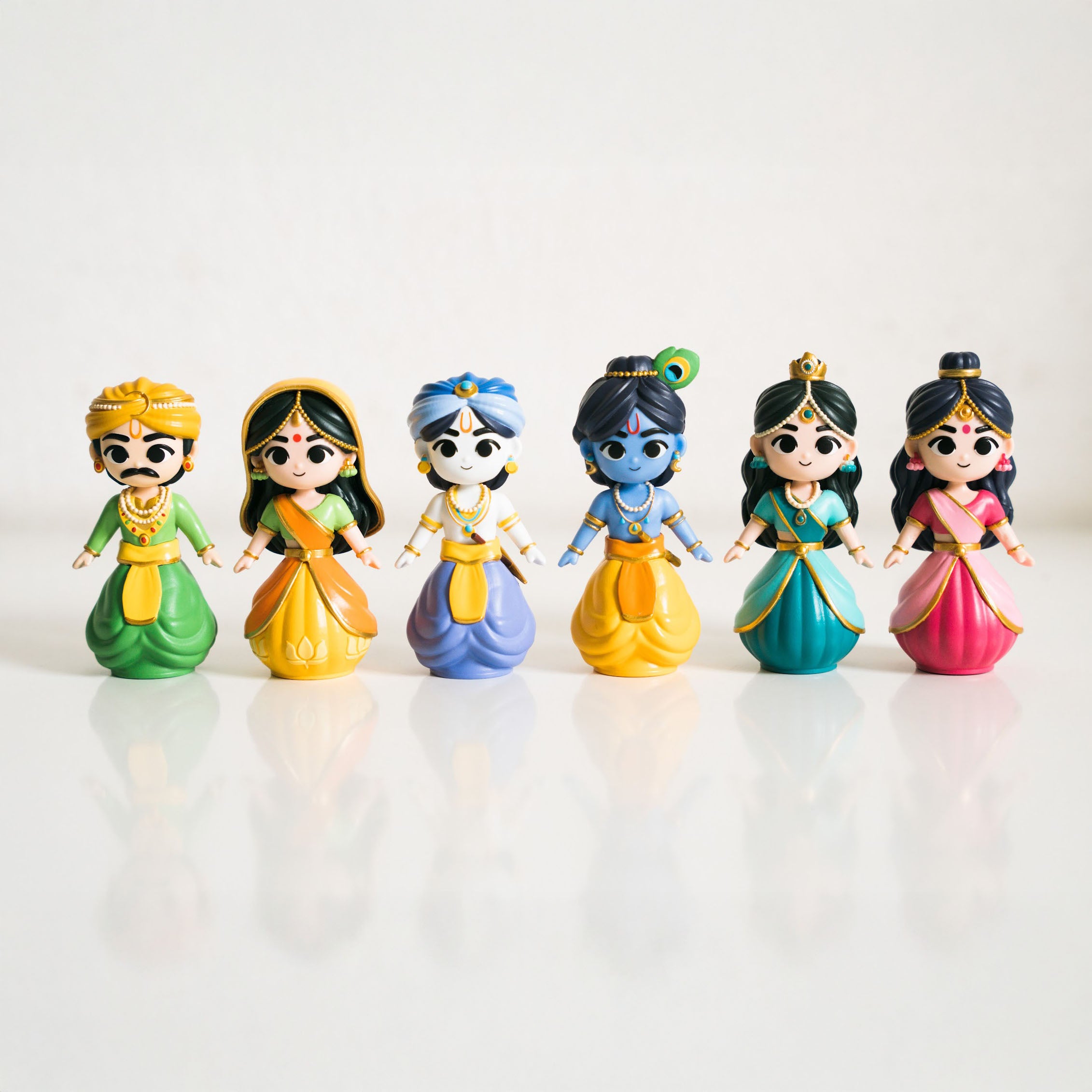 Playset "Krishna & friends in Vrindavan"