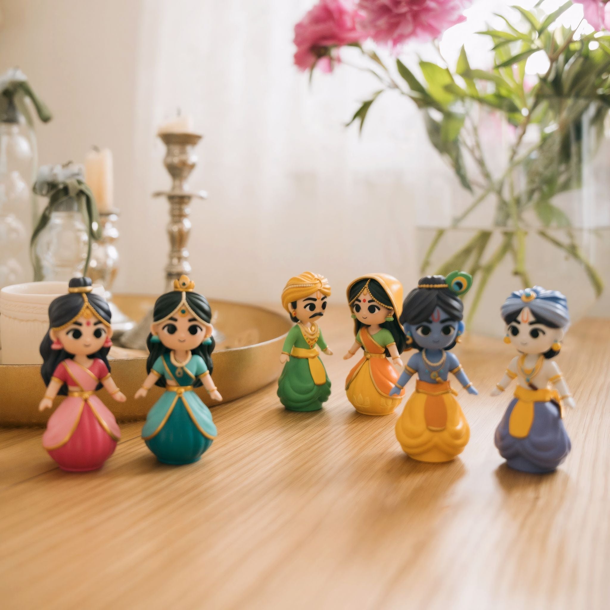 Playset "Krishna & friends in Vrindavan"